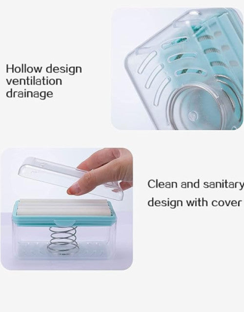 Plastic 2-In-1 Portable Laundry Rolling soap roller dispenser (Pack of 1)